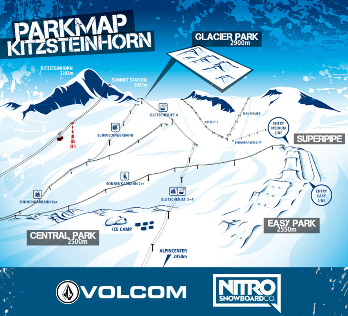 Ice camp. Кицштайнхорн. Кицштайнхорн схема трасс. Kitzsteinhorn Kaprun горнолыжный комплекс. Snowpark чертеж.