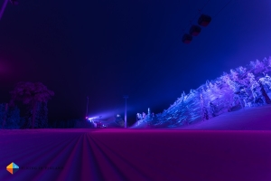 Polar Night Light Festival in Ruka, Finnland