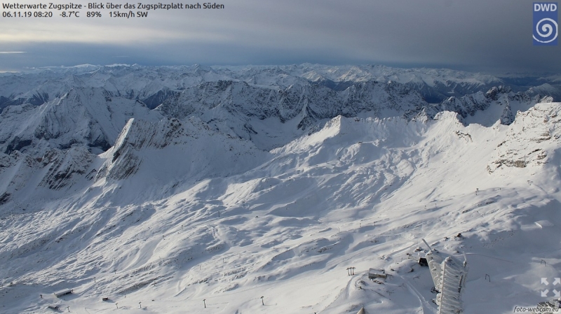 So sieht es derzeit in den Alpen aus - Webcams