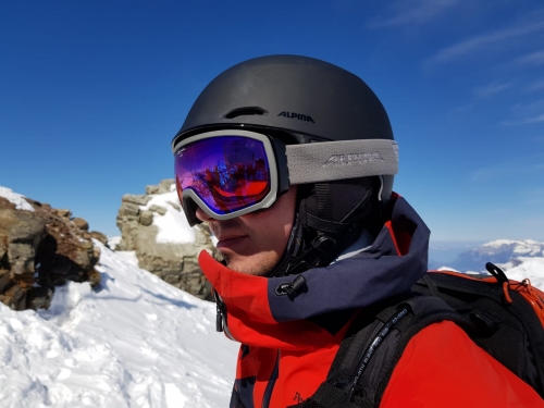 Details about   Alpina Maroi Ski Dirt Freeridehelm Black 