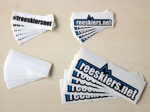 freeskiers.net Sticker bestellen