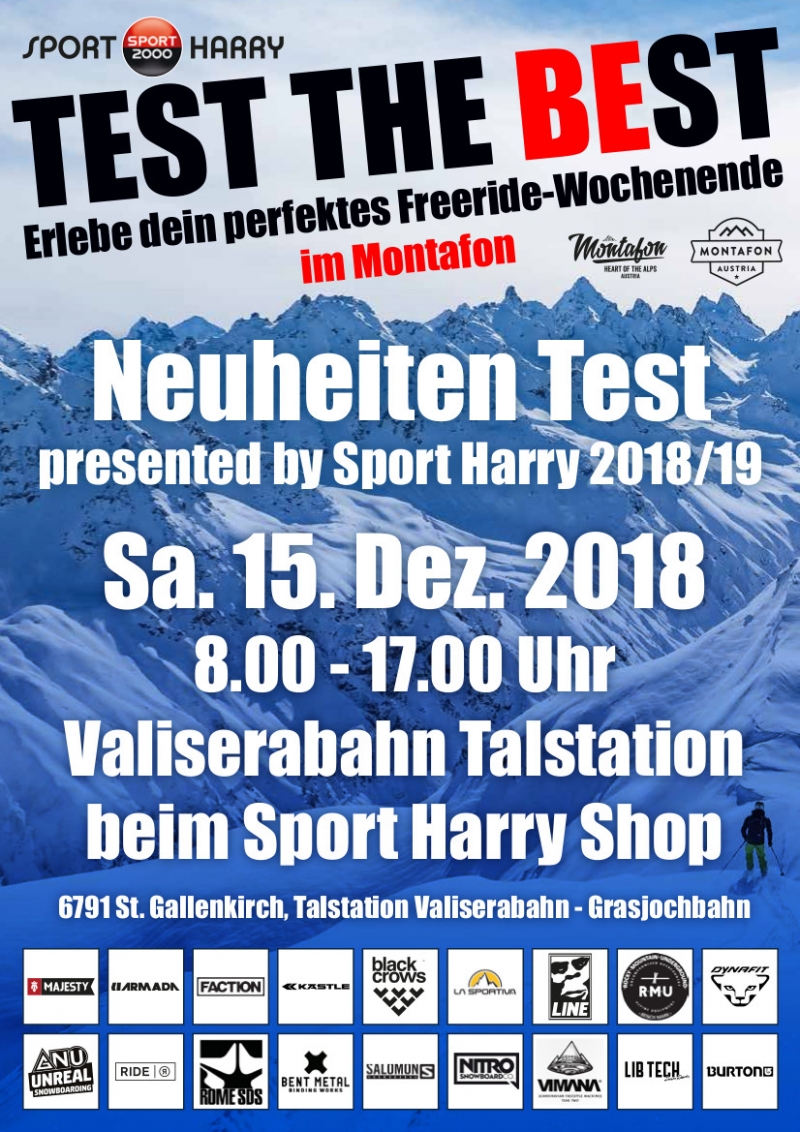 Neuheiten Test presented by Sport Harry