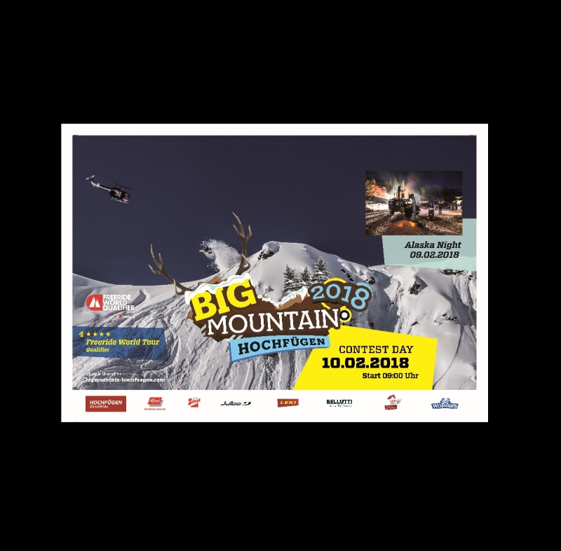 4**** Freeride World Tour Qualifier Big Mountain Hochfügen 2018