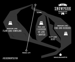 Nike Snowpark Montafon - Parkdesign 2014/15