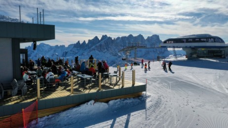 Italenische Skitage im Val di Fassa